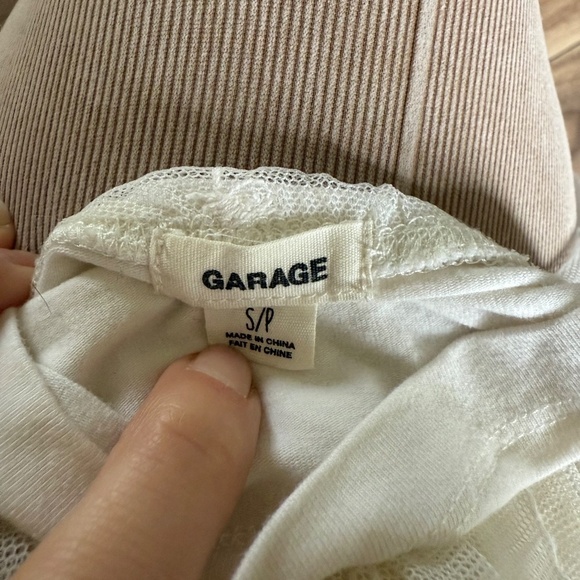 Garage|  Small  | Southern Belle White Lace Strapless Micro Tube Top - Picture 6 of 6